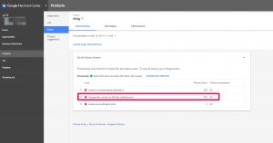 mercahnt center Unsupported currency in attribute shipping.price