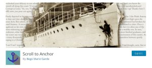 Scroll to Anchor plugin