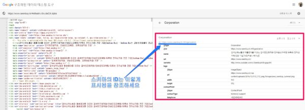 Knowledge Graph-지식 그래프중 Organisation-조직 스키마 적용예-1