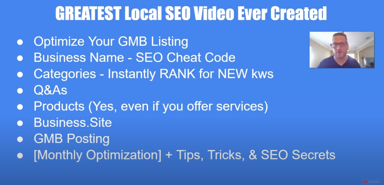 greatest local seo video ever created