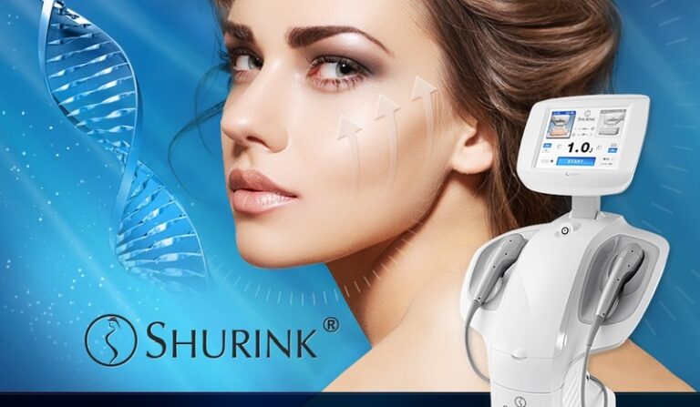 SHURINK face lift from 250 Remove your double chin service Korean skincare Skin treatment in calgary 768x447