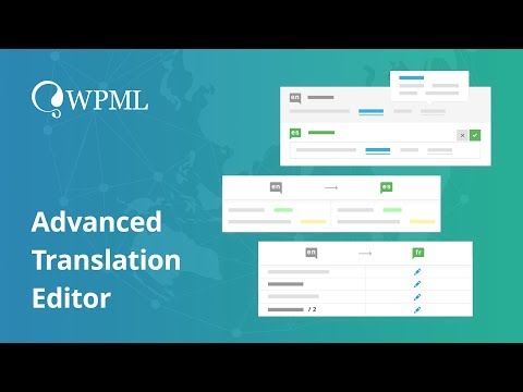 WPML 다국어 플러그인-고급 번역 편집기-Advanced Translation Editor